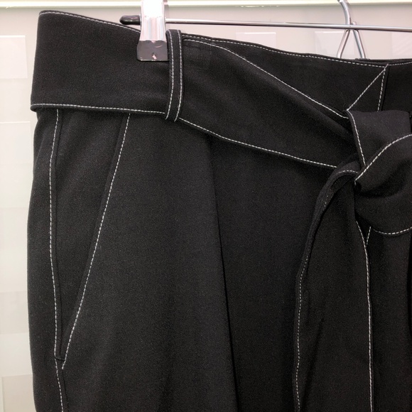 🎉HP🎉 LANE BRYANT LENA Belted Flat Front Tailor Stretch Trouser Pants 16R NWT! - Picture 4 of 16